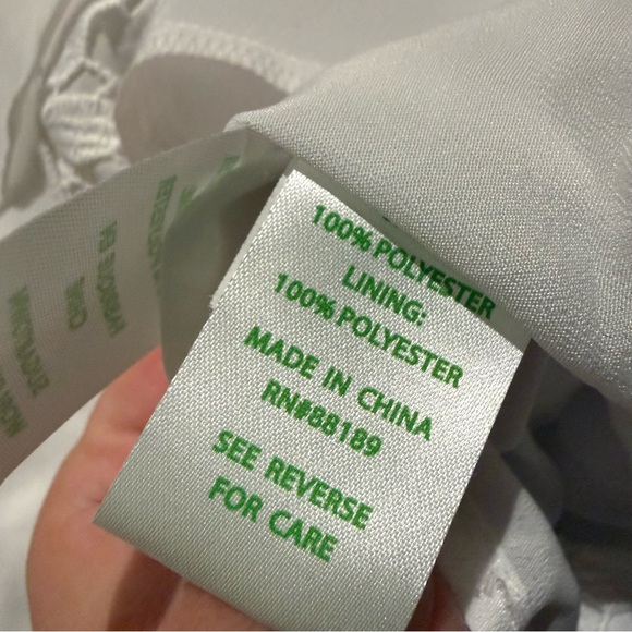 Lilly Pulitzer White Olive Ruffle and Lace Tiered Dress - Picture 11 of 11